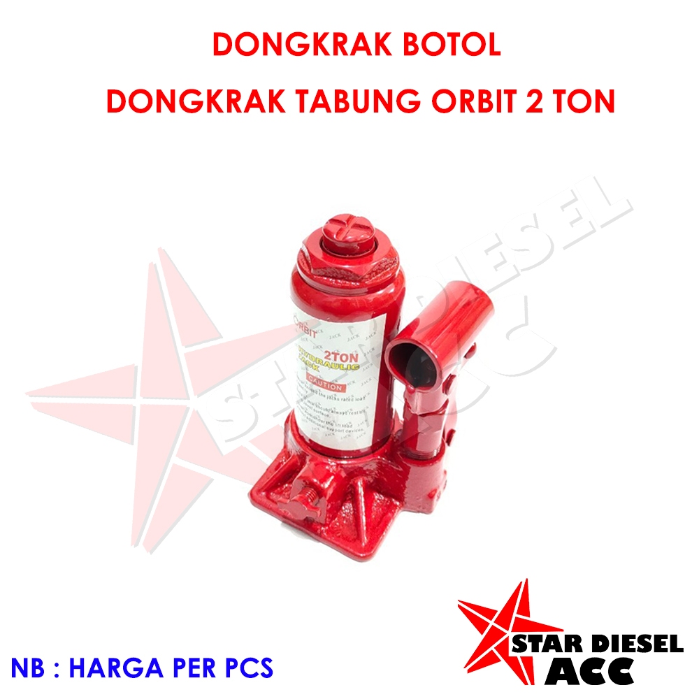 DONGKRAK BOTOL 2 TON ORBIT DONGKRAK HYDRRAULIC JACK 2 TON DONGKRAK BOTOL