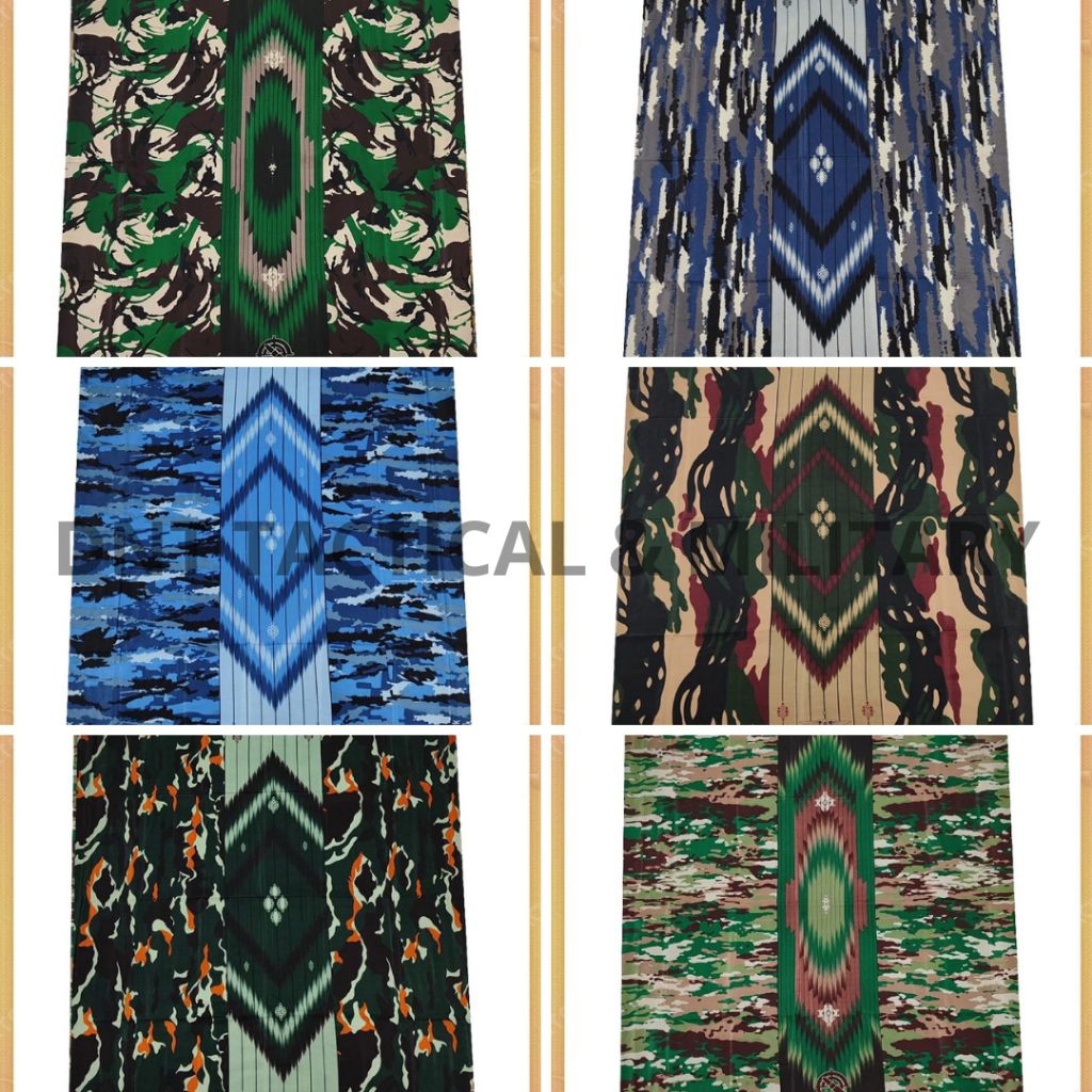 SARUNG MOTIF LORENG TNI