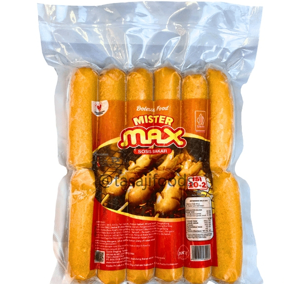 

Mister Max Sosis Bakar Jumbo Isi 12 Daging Sapi