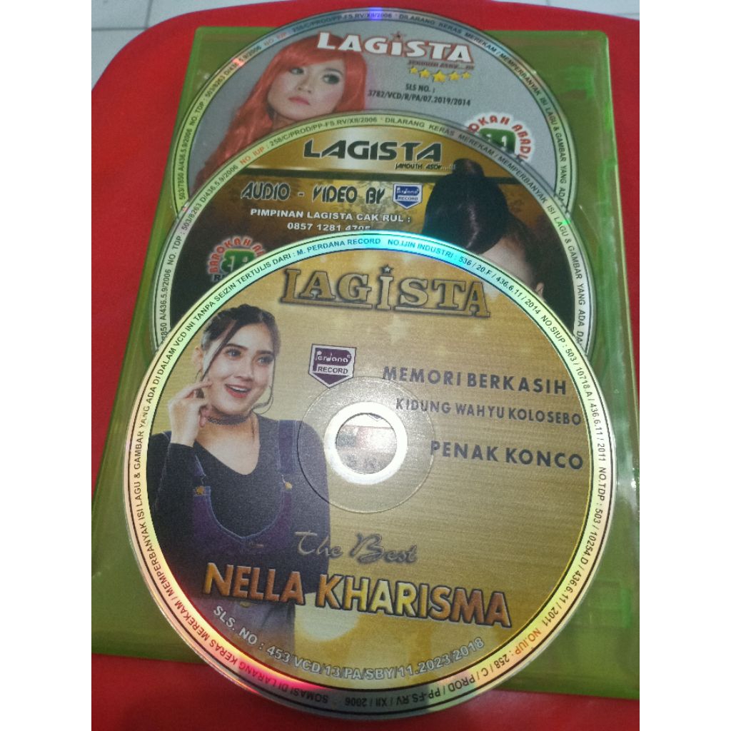 VCD LAGISTA 3 MACAM VOL 3  TANPA COFER BONUS BOX
