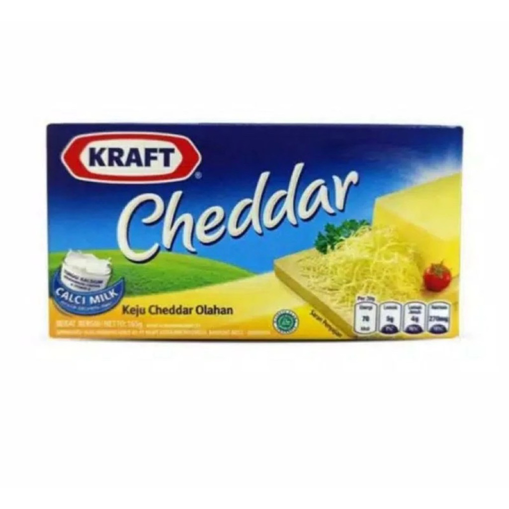 

keju kraft cheddar 165gr