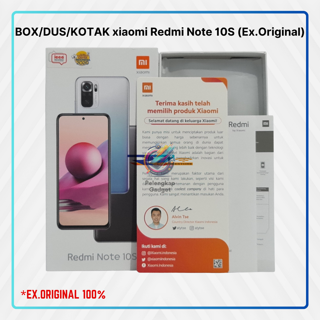 

BOX/DUS/KOTAK xiaomi Redmi Note 10S (Ex.Original)