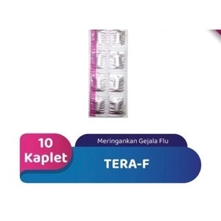 TERA F strip / tera-f / obat batuk pilek demam