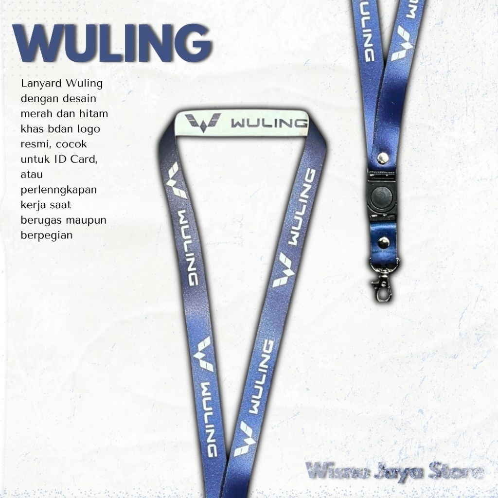 

Tali Lanyard Wuling – Gantungan ID Card Sablon Warna Tajam dan Awet, Murah, Terpercaya