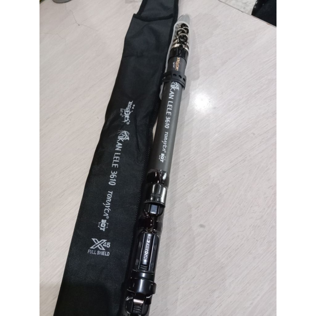 joran tegek telescopic blood ikan lele