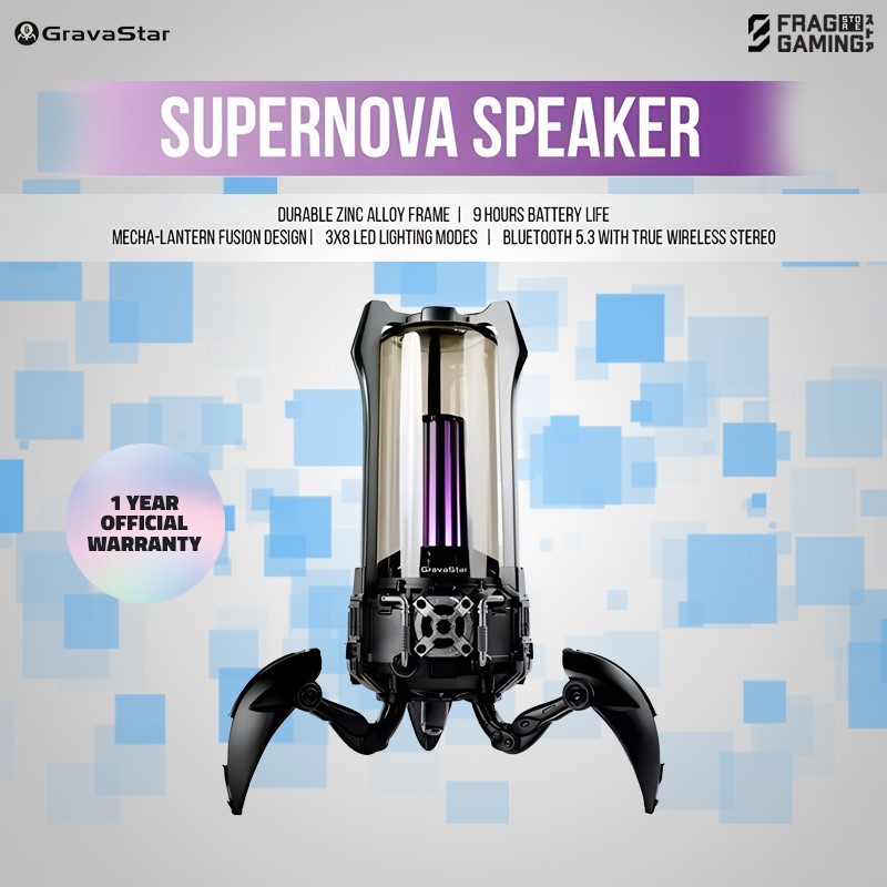 GravaStar Portable Bluetooth Speaker Supernova