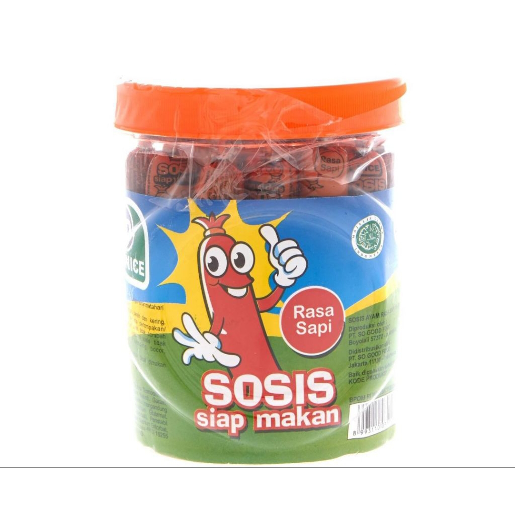 

So Nice Sosis Siap Makan Sapi Isi 25
