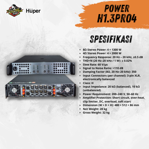 H1.3PRO4 POWER BARCLAY HUPER
