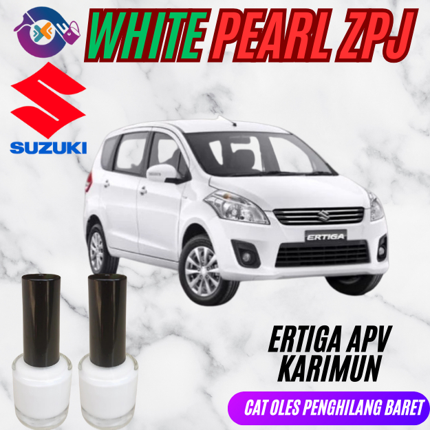 Cat Oles White Pearl ZPJ Suzuki Ertiga APV Karimun Putih Mutiara