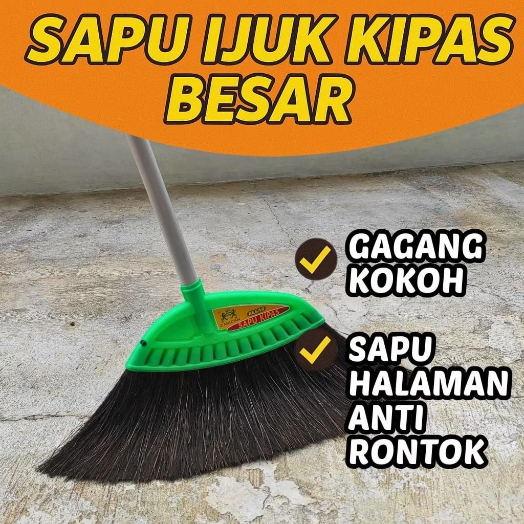 Sapu Lantai 2 Macan Sapu Ijuk Injuk 2 Macan Sapu Lantai