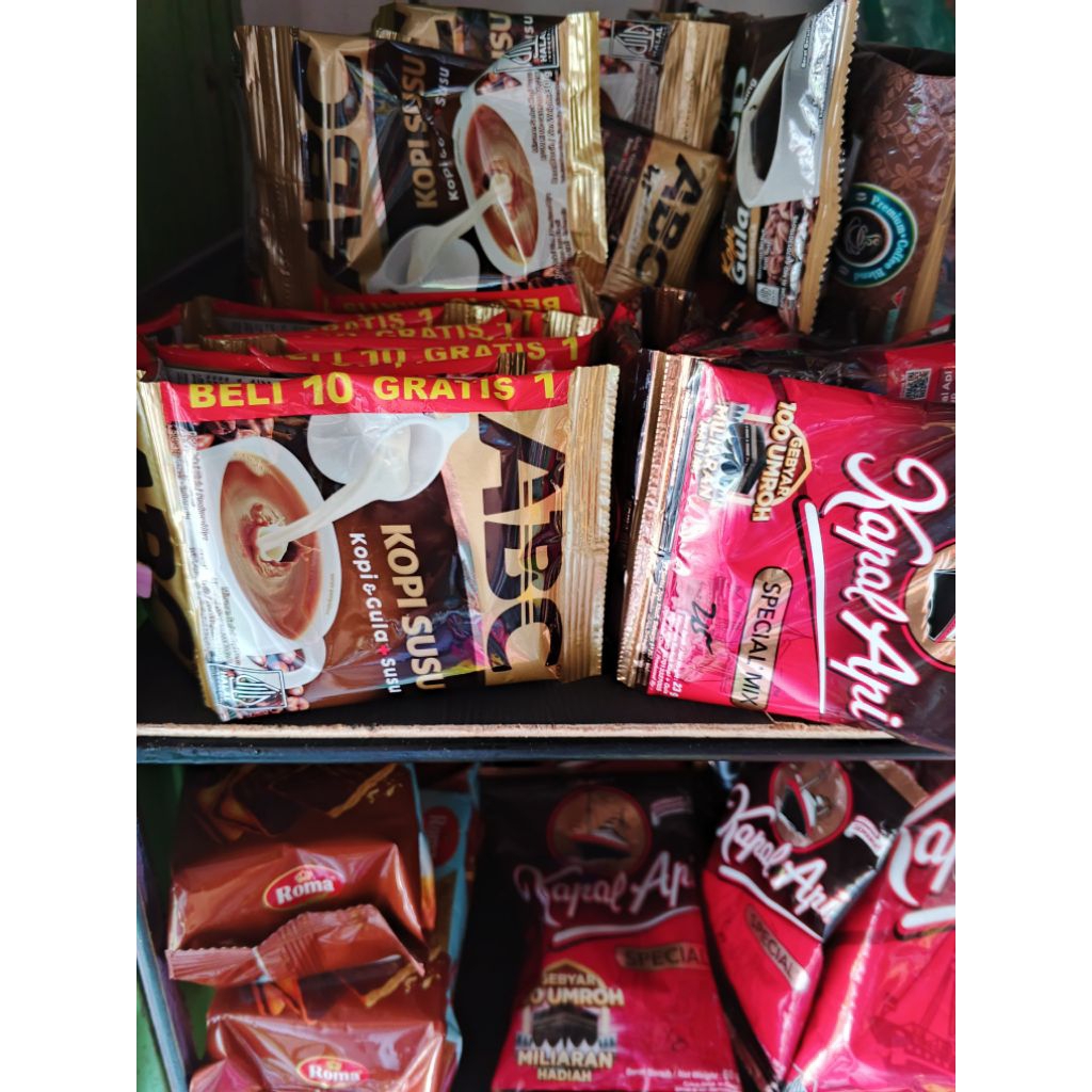 

kopi kapal api mix 23g per renteng isi 10