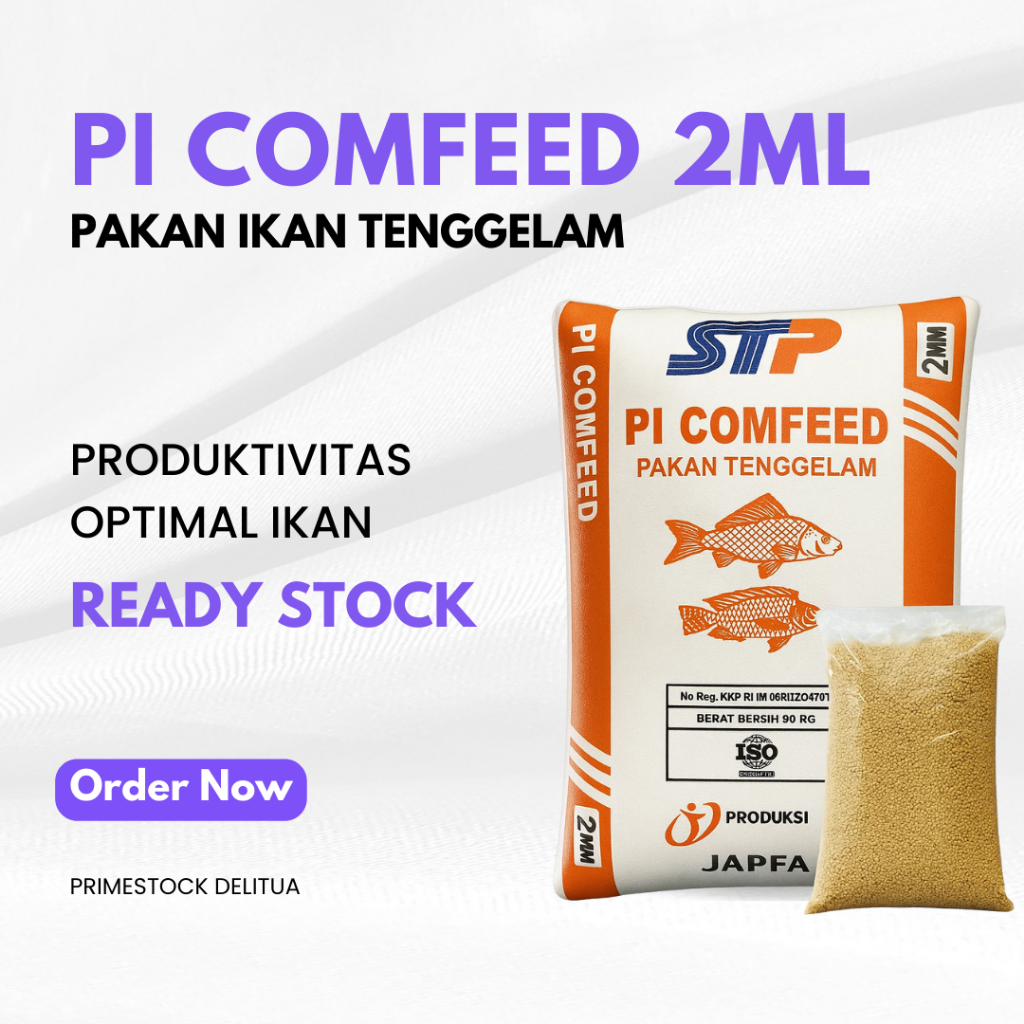 JAPFA PI Comfeed 2ML - Pakan Ikan Tenggelam Berkualitas Repack 1KG