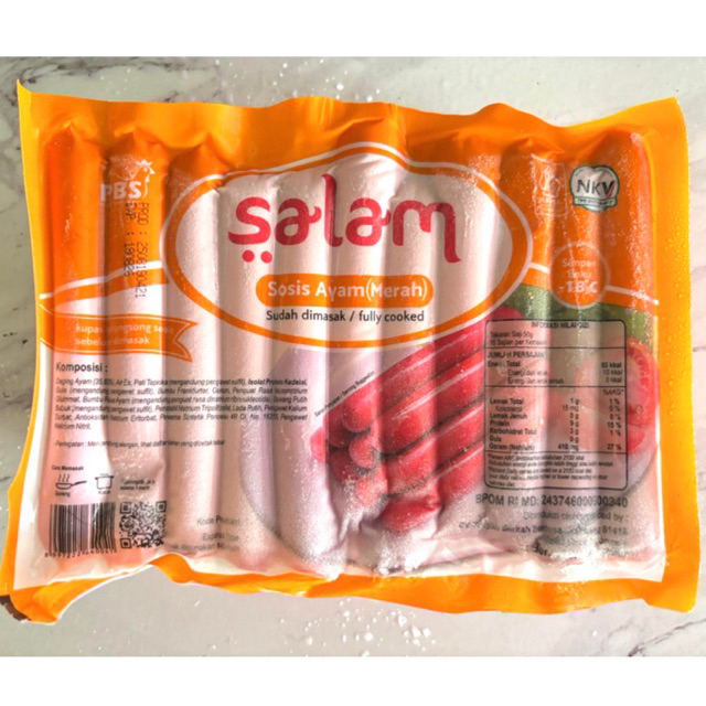 

[SHOPEE INSTANT] Salam sosis merah 750gr