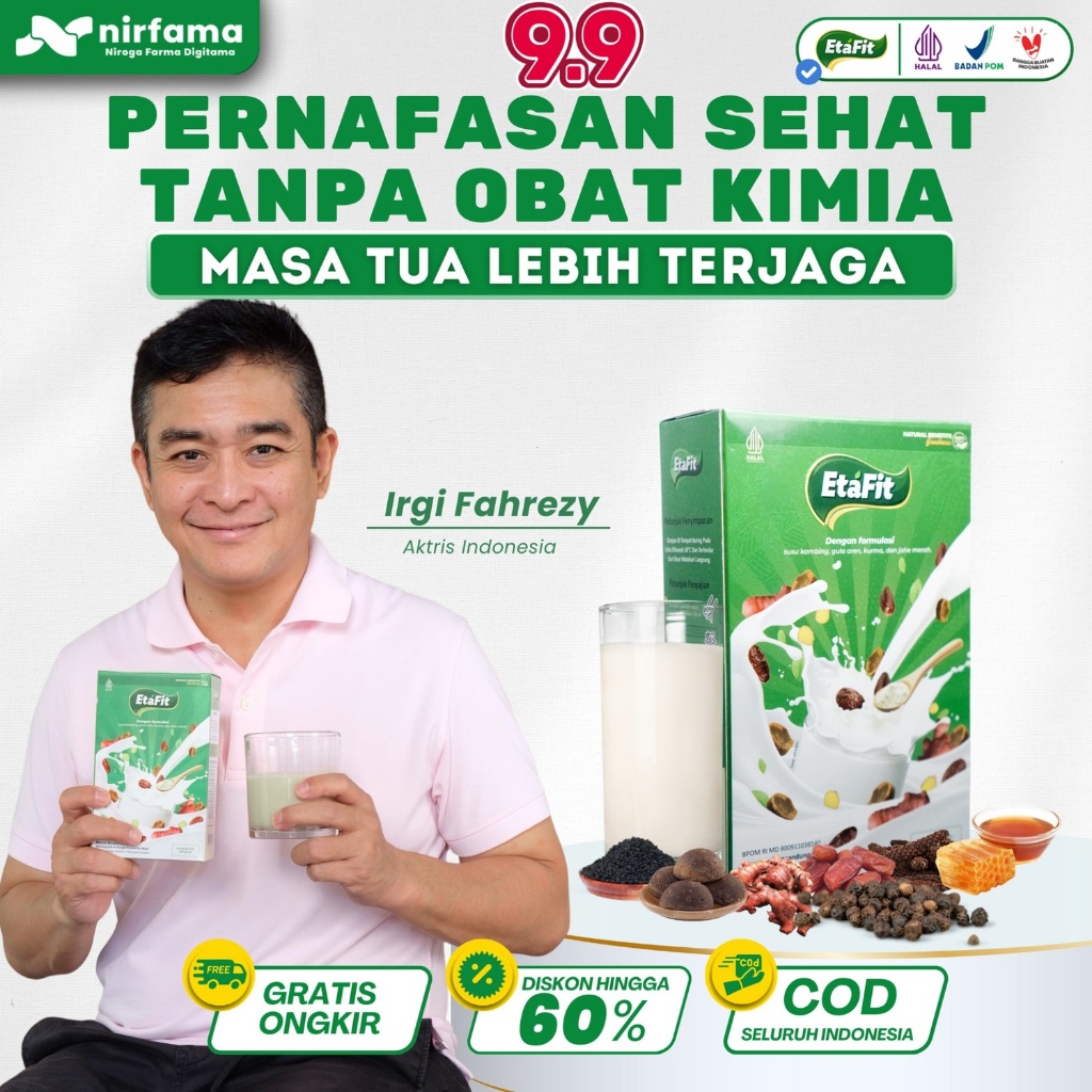 

ETAFIT - Susu Kambing Etawa Bubuk Murni 100% Asli Original - 1 Box