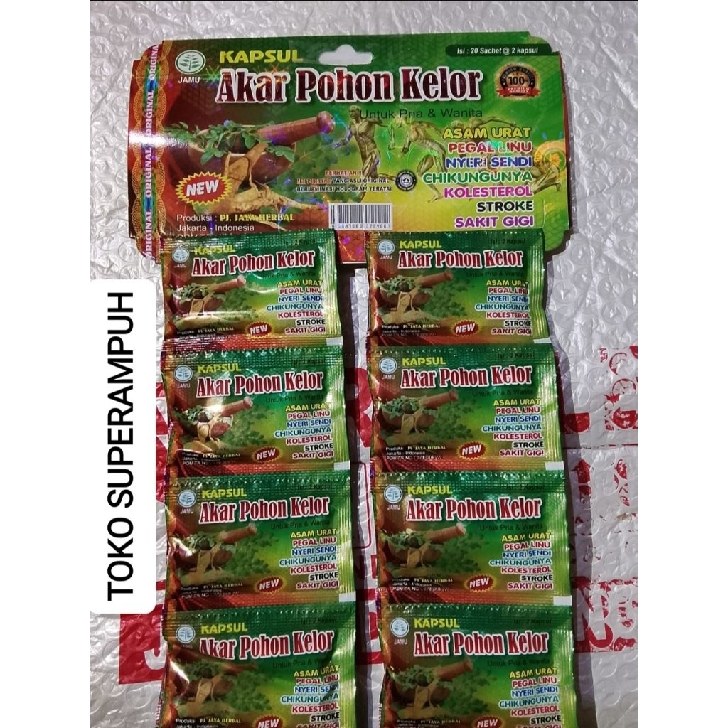 Kapsul Extra Akar Pohon Kelor Original Obat Asam urat dan reumatik