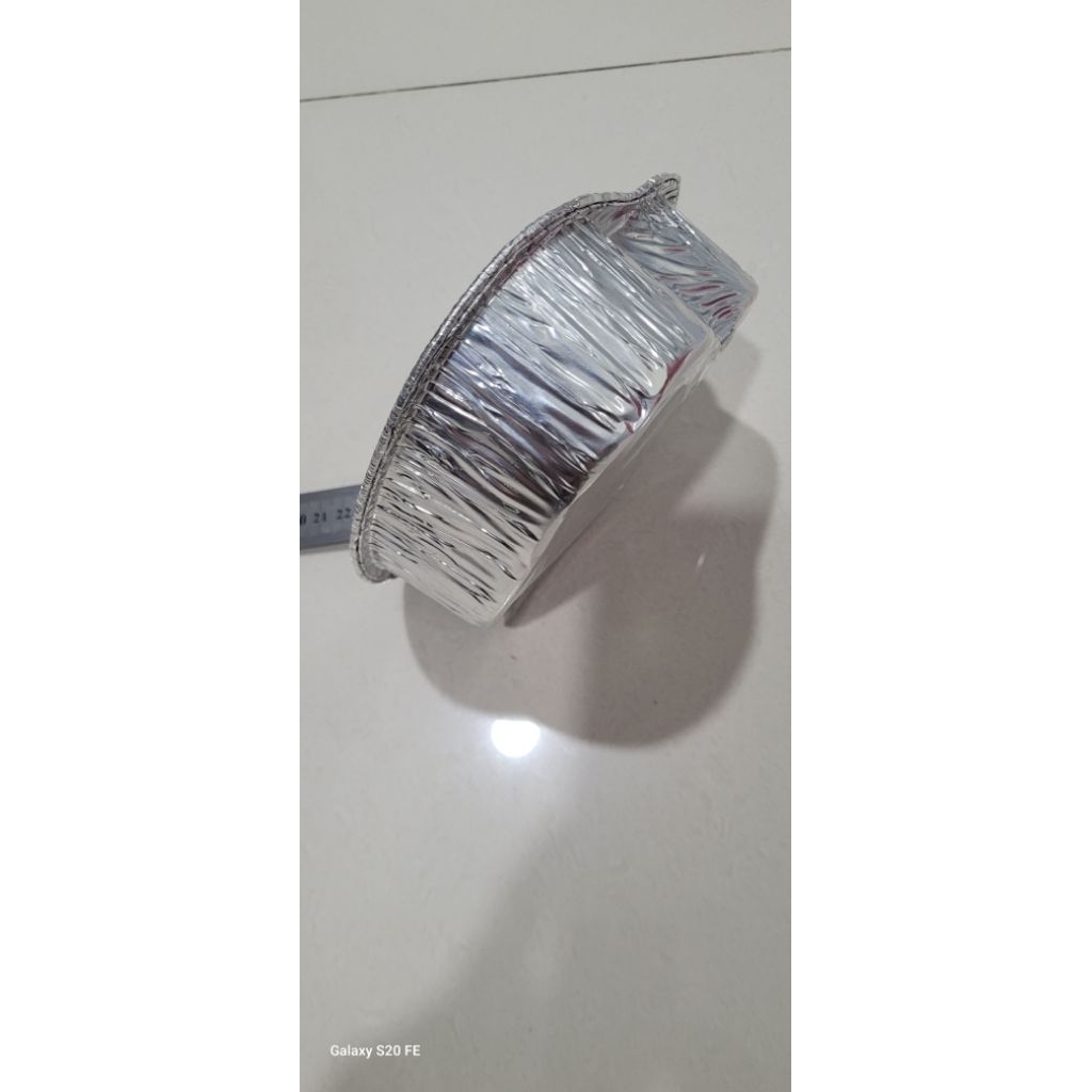 Loyang-Tray-Mangkok Makanan Aluminium Foil Bentuk Hati-Love TANPA Tutup