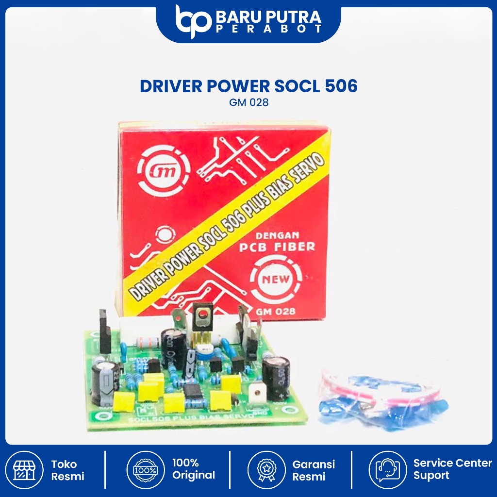 Kit Driver Power SOCL 506 Plus Bias Servo GM 028 Dengan PCB Fiber