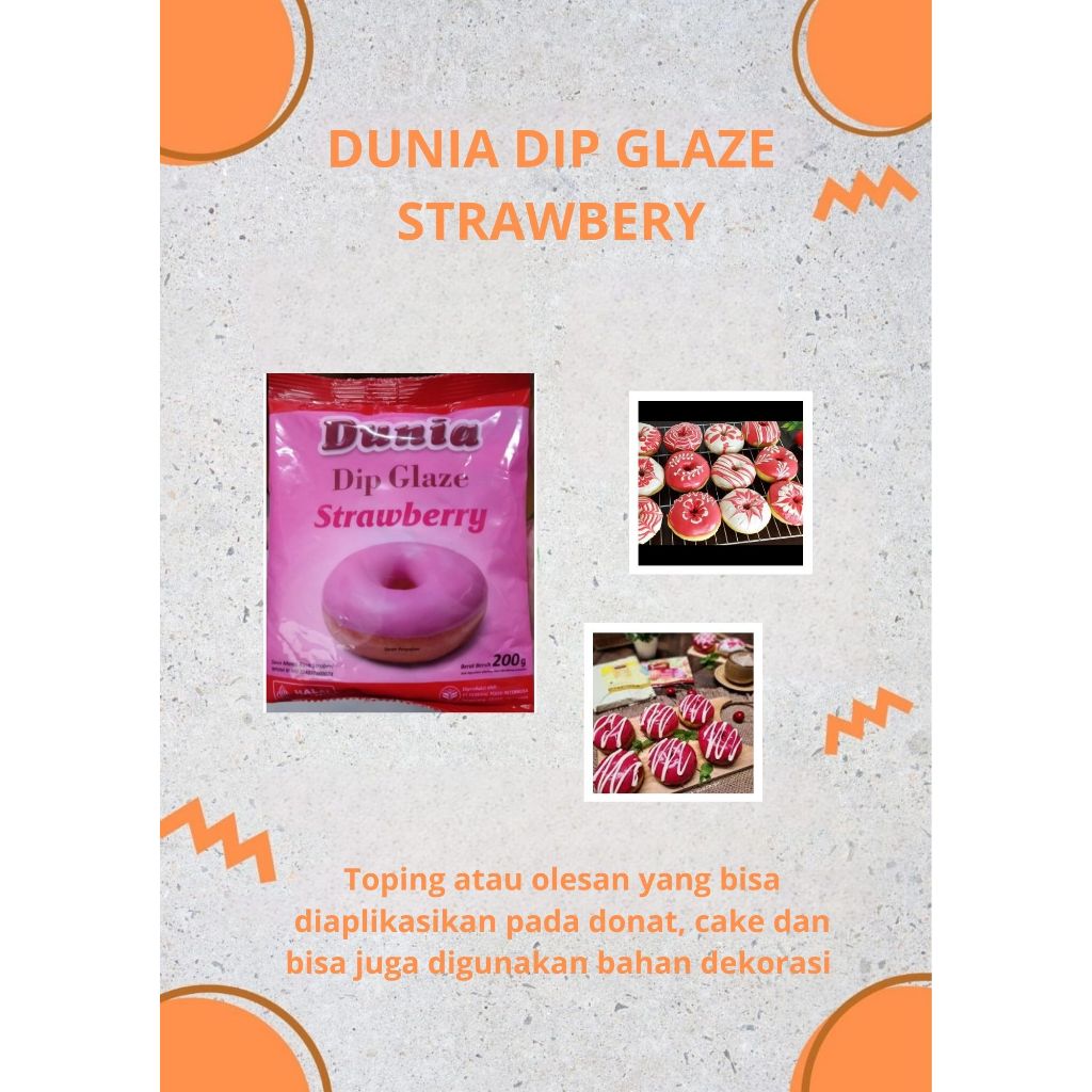 

DUNIA Dip glaze All varian bag 200 gr