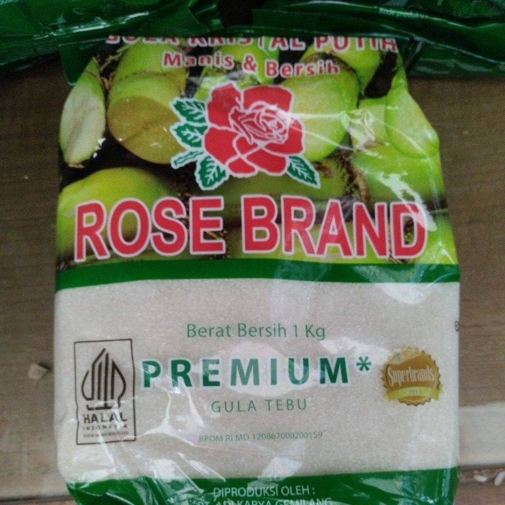 

gula rose brand kemasan 1kg