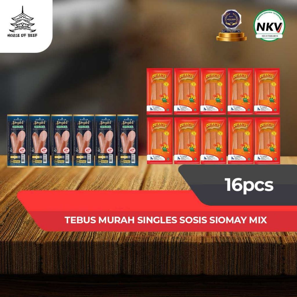 

KHUSUS PULAU JAWA - 36pcs atau 3,5 LUSIN TEBUS MURAH SINGLES SOSIS MIX BACA DESKRIPSI