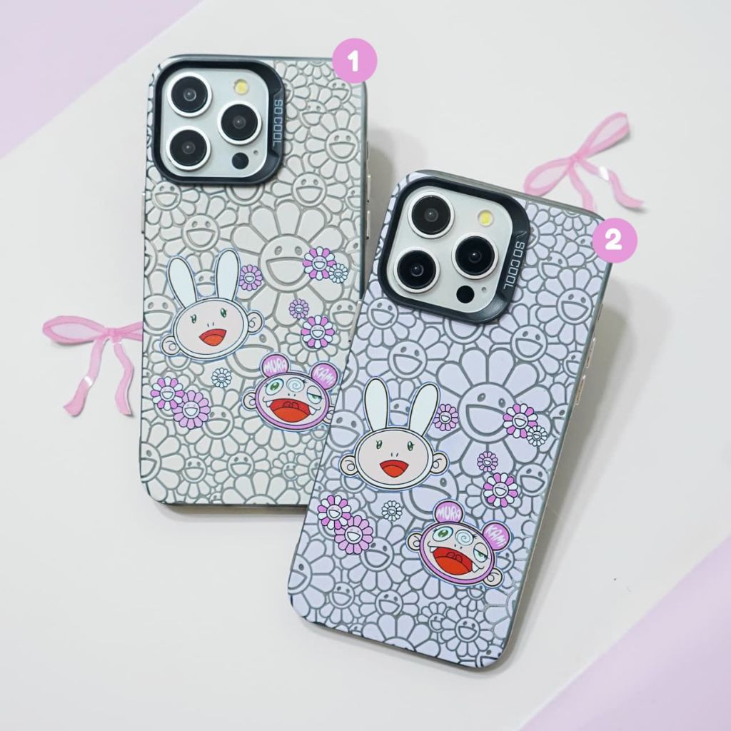 Case Hologram Motif Takashi Murakami Soft Colour Cute  Untuk Type Hp Redmi [IMC-02]