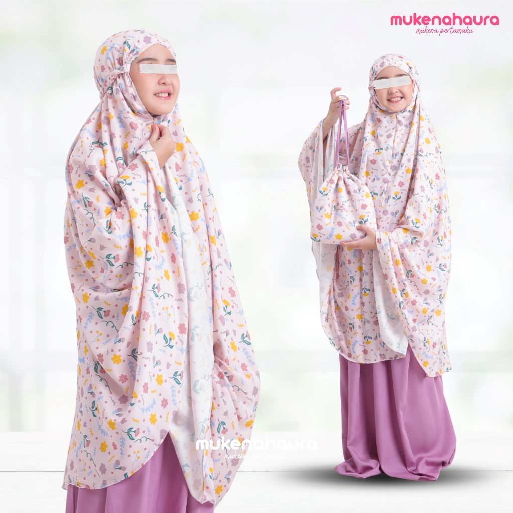 Mukena Anak Rayon Salwa Adem Umur 5 Sampai 15 Tahun