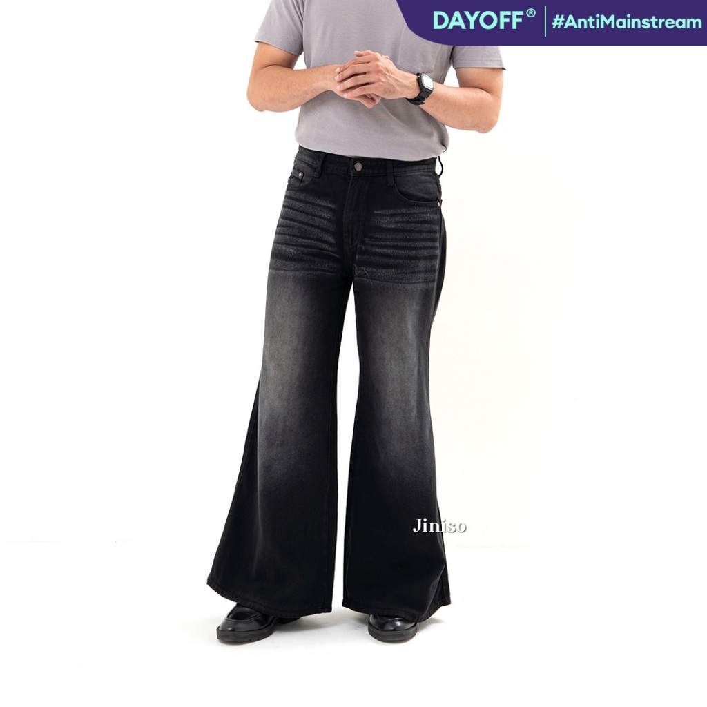 JINISO - Denim Bootcut Jeans Pria 371