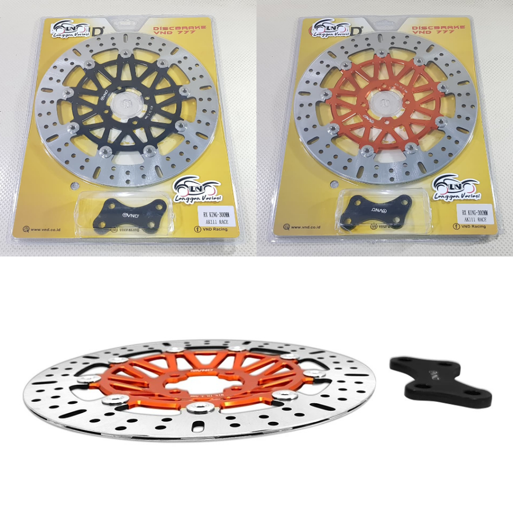 Disc Brake Piringan Cakram Depan VND AK 111 AK111 Race RX King RXK RX-King RX-K 300 mm