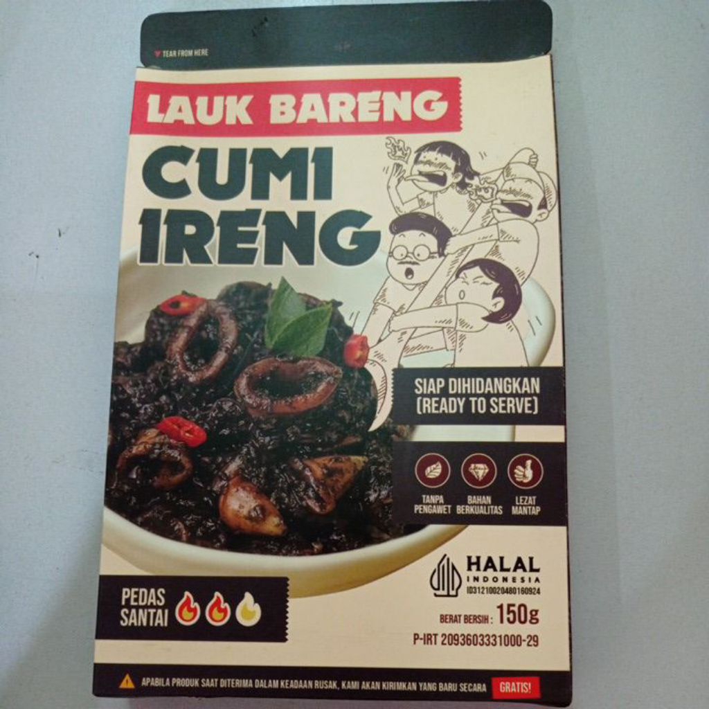 

LAUK BARENG CUMI IRENG 150GR