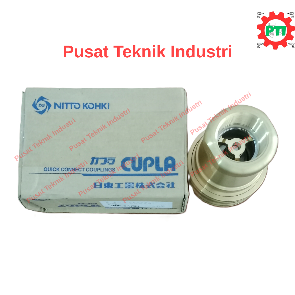 Nitto Kohki Type 10S-A / 10SA / 10 SA / 10 S-A BRS NBR (Brass, NBR Seal) || Sp Coupler Socket