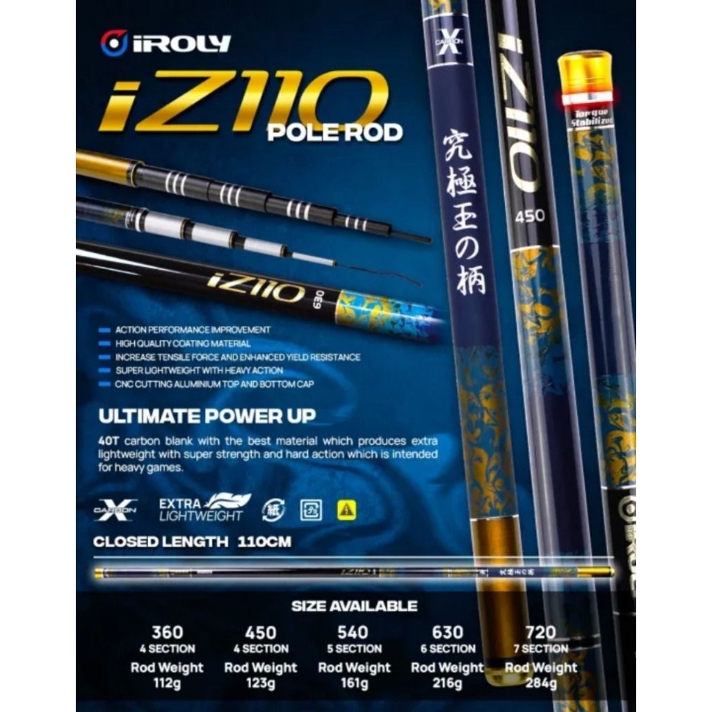 JORAN TEGEK IROLY iZ110 (Carbon)