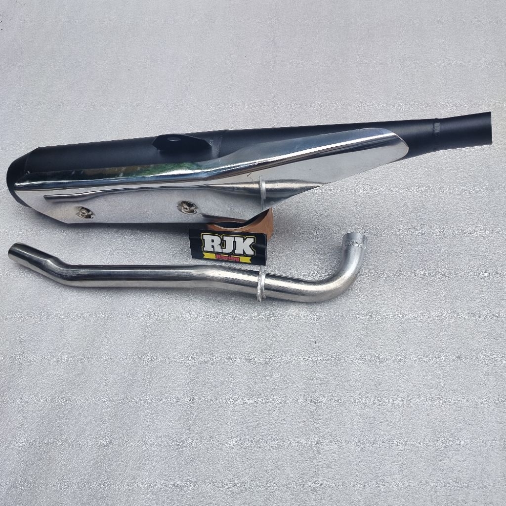 knalpot motor Supra 125 fi standar racing