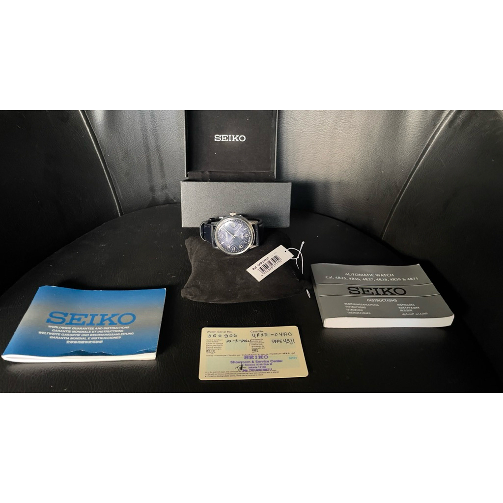 Seiko Presage SRPE43J1 - Second mulus