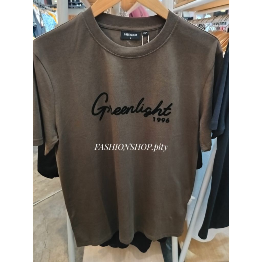 [100% ORIGINAL 1124] KAOS GREENLIGHT PRIA TULISAN SIMPLE