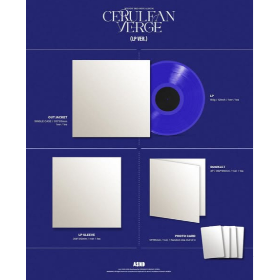 [PO] WENDY RED VELVET - 3rd Mini Album [Cerulean Verge] (LP Ver.)