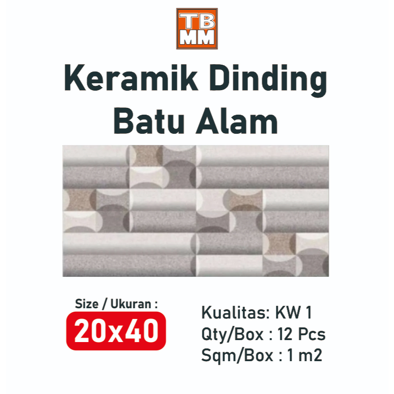 Keramik Dinding Batu Alam / Keramik Batu Alam / Keramik Dinding 20x40