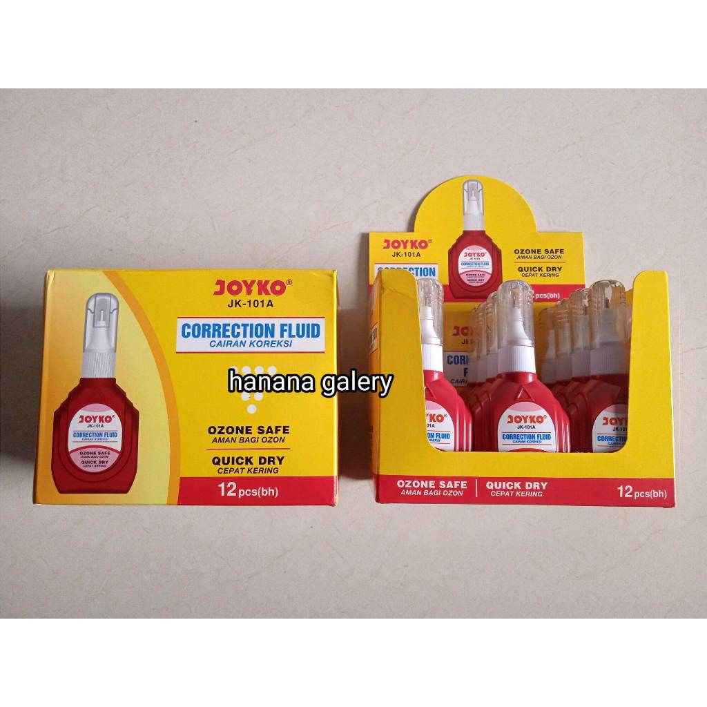 

[SELUSIN] Tipex Joyko / GROSIR Stipo Cair Joyko JK-101A (12 BIJI)