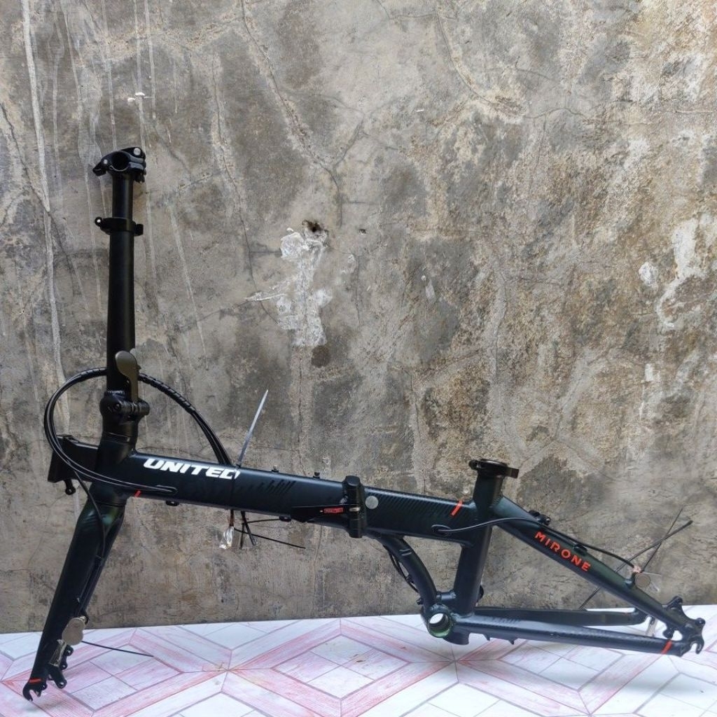 Frame Sepeda Lipat United Mirone Pro - Hijau