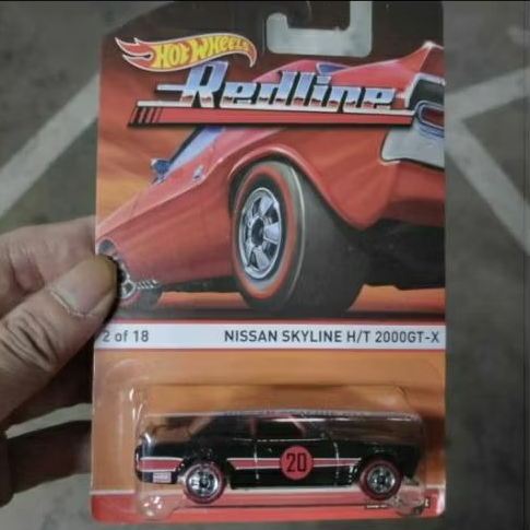 hot wheels 2014 redline Nissan skyline HT 2000GT X hakosuka langka bkn GT-R r34 r33 r32 lbwk silhoue
