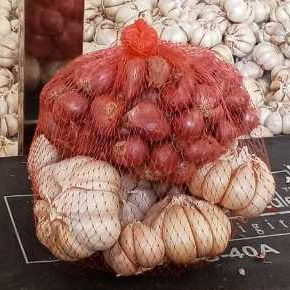 

PAKETAN BAWANG MERAH DAN BAWANGPUTIH 500gram + 500Gram