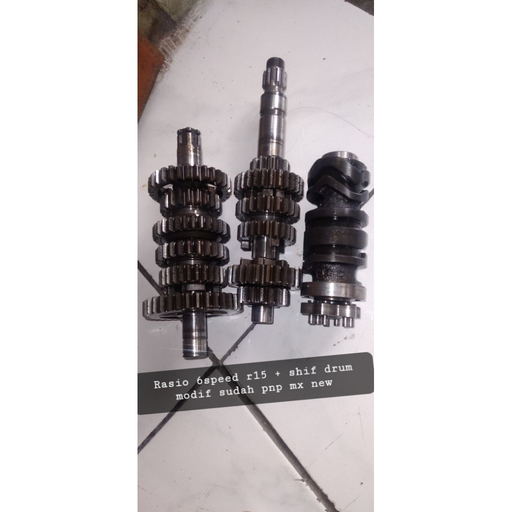 Rasio 6 speed R15 pnp jupiter mx new