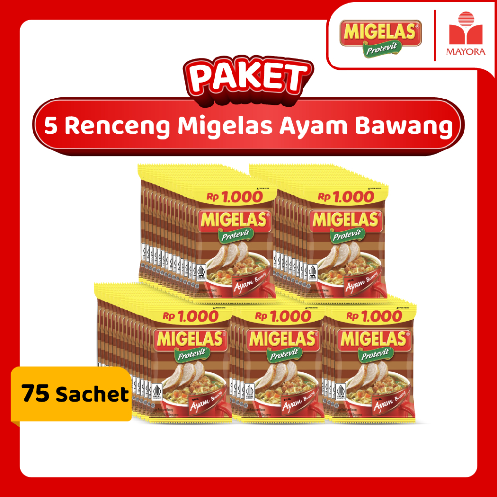 

Paket 5 Renceng Migelas Ayam Bawang