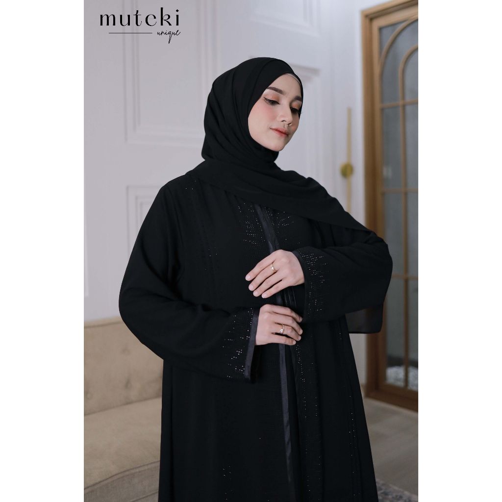 Terbaru [Muteki] Samira Abaya Dress - Abaya Muslimah By Muteki Unique