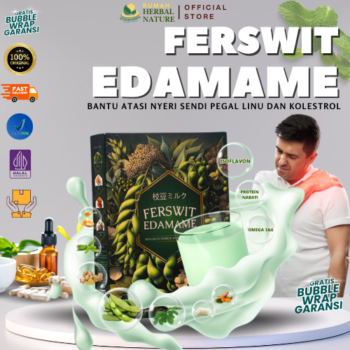 

Ferswit Edamame/Susu Edamame Jepang Herbal Tulang Nyeri Sendi Kolesterol Menyehatkan Jantung