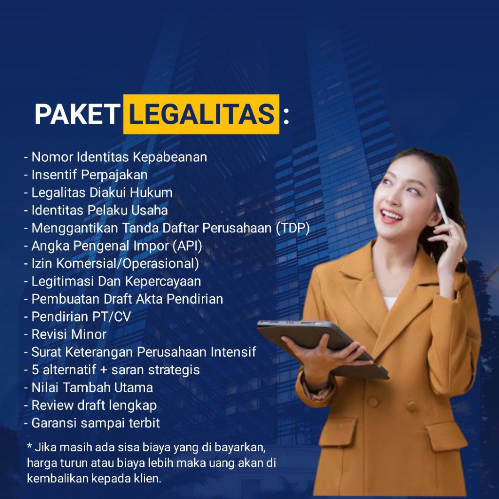 

Jasa Pendirian PT, PT Perorangan, Jasa nib, Jasa CV, PMDN/PMA
