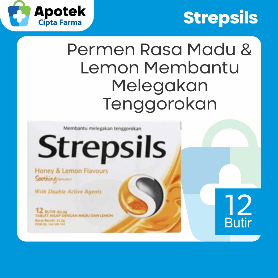 

Strepsils Strepsil Soothing Rasa Honey dan Lemon 12 Butir Madu Peppermint Oil Permen Pelega Tenggorokan Gatal Sakit Tenggorokan dan Radang Tenggorokan