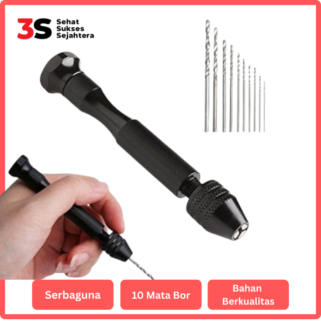 JFactory Bor Tangan Mini Manual Praktis