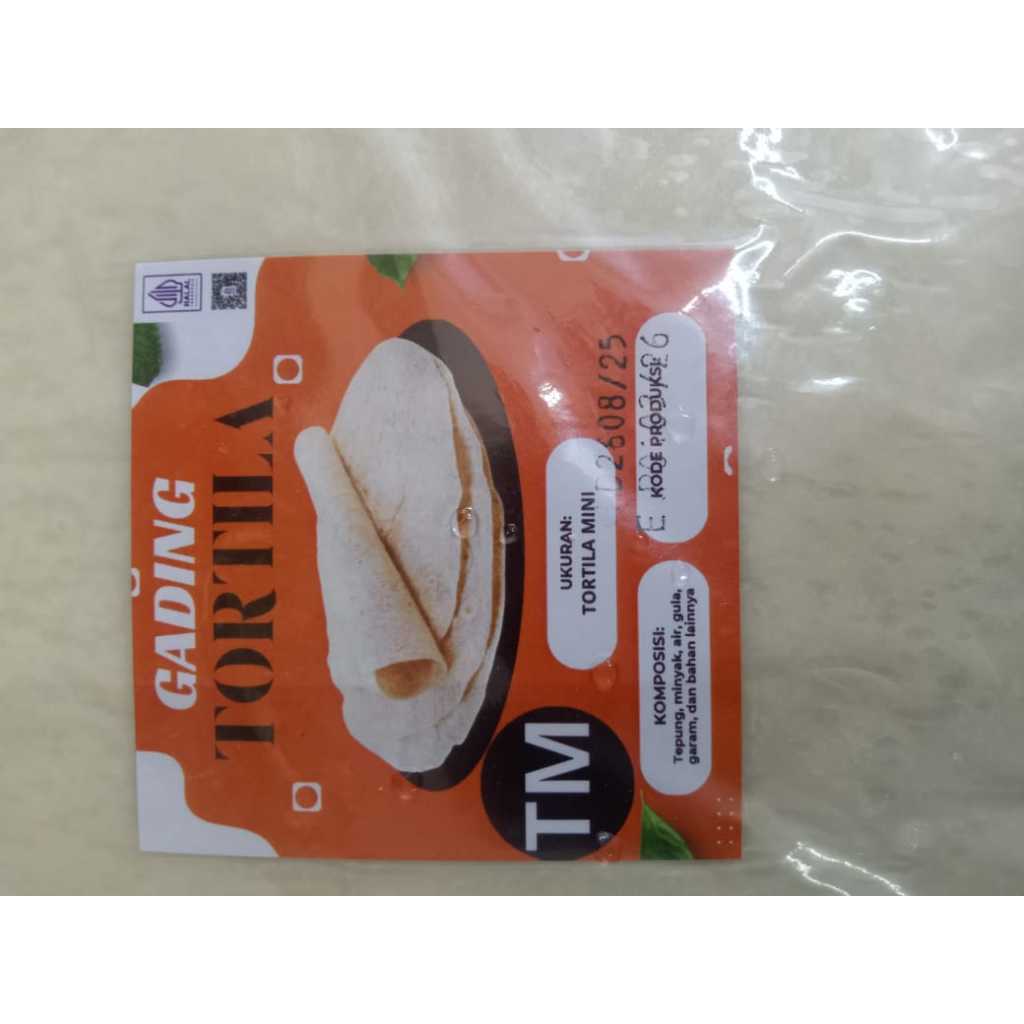 

TORTILLA Kulit Kebab 20cm 900gr - Makanan Beku Bahan Kebab