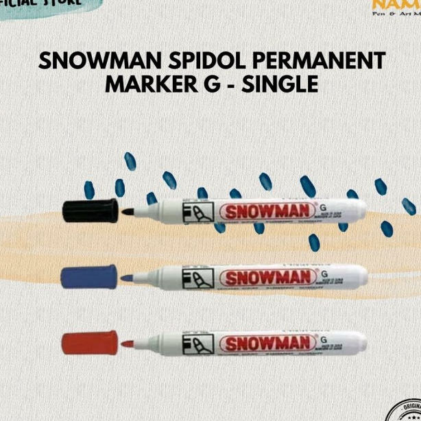 

Snowman Spidol Permanent Marker G - single