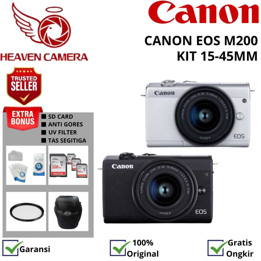 CANON EOS M200 KIT 15-45MM / CANON M200 KIT 15-45MM / CANON M200